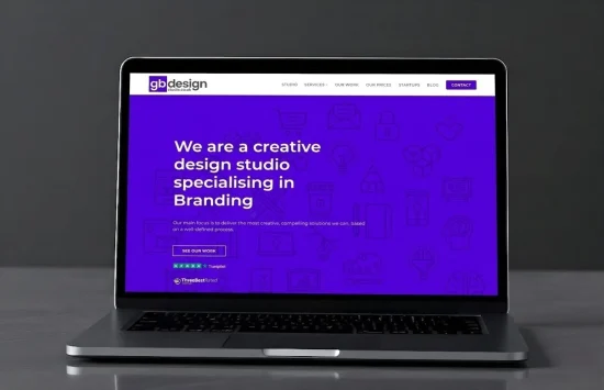 Custom agency website homepage designed by Refat R Hossain