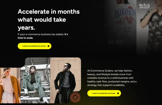 Custom agency website homepage designed by Refat R Hossain